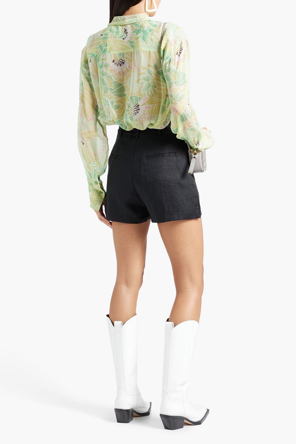 EQUIPMENT Taimee linen shorts
