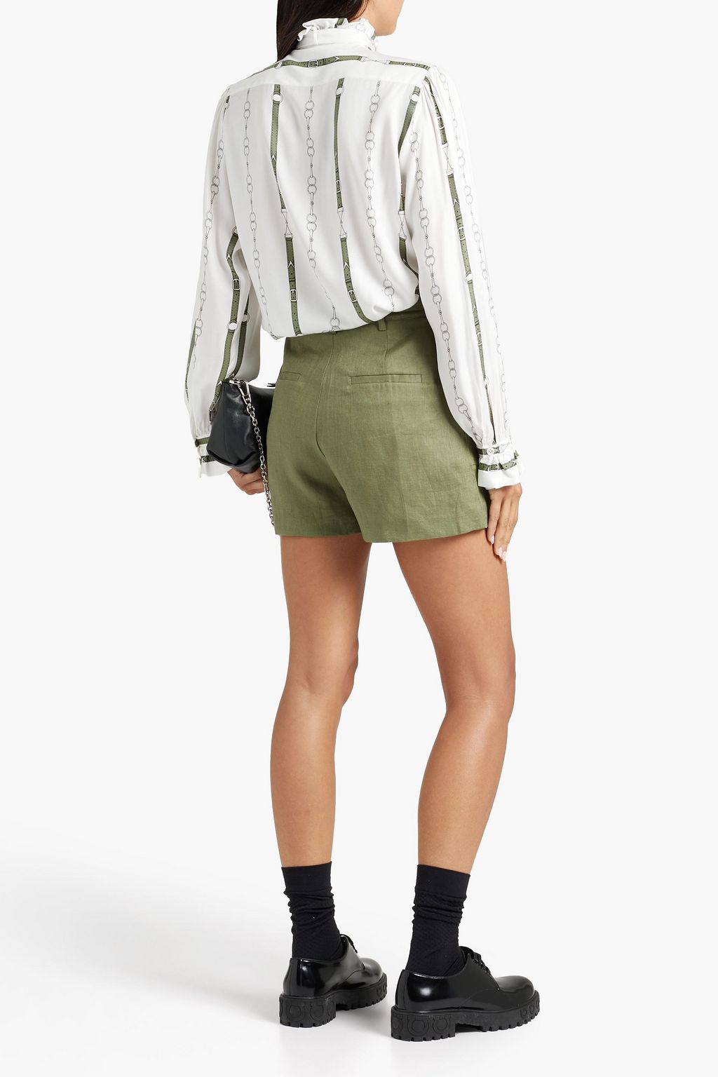 EQUIPMENT Taimee linen shorts