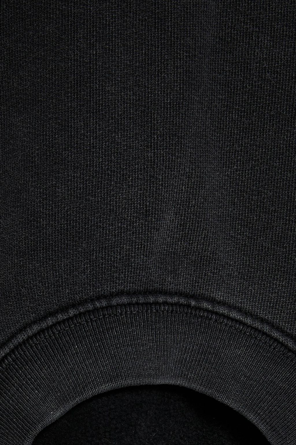 BALENCIAGA Sporthose aus Baumwollfleece in ausgewaschener Optik mit Bindedetail vorne