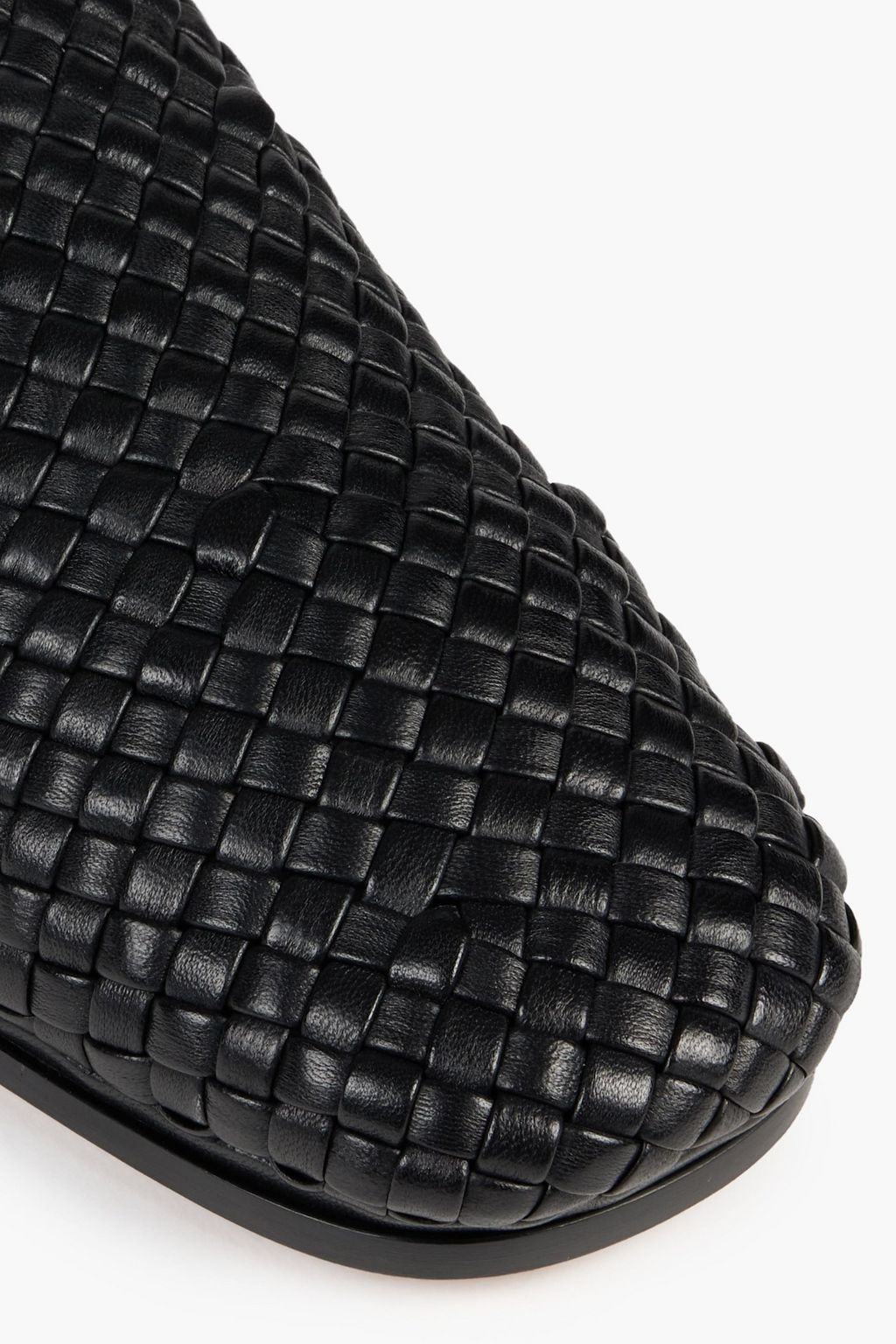 BOTTEGA VENETA Slippers aus Intrecciato-Leder