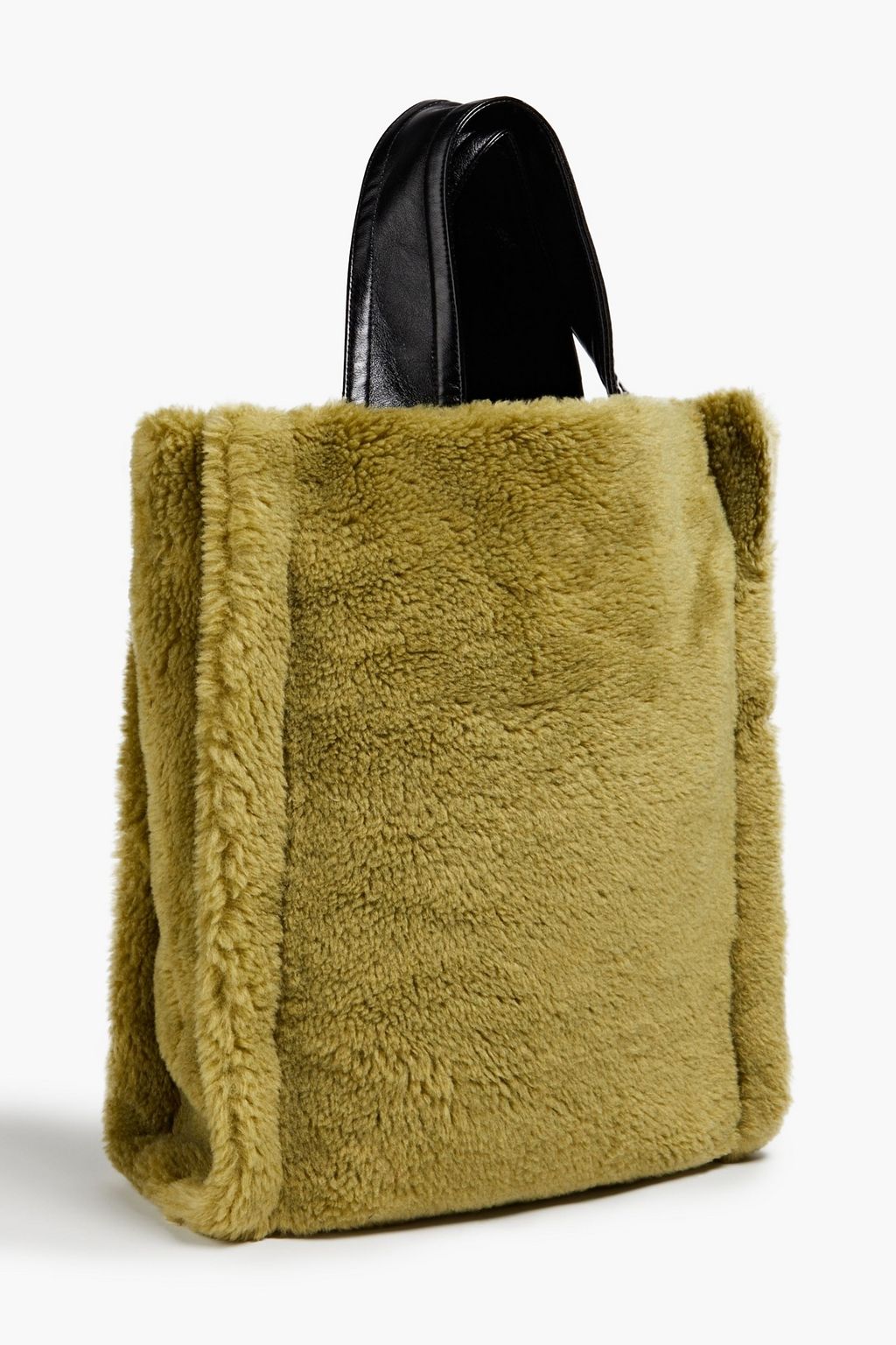 STAND STUDIO Leia faux shearling tote