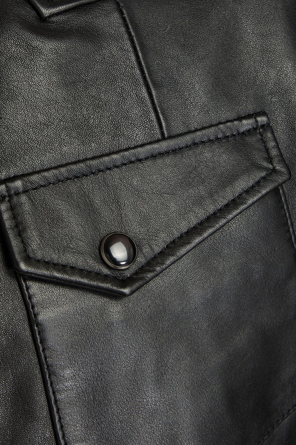 DEADWOOD Leather overshirt