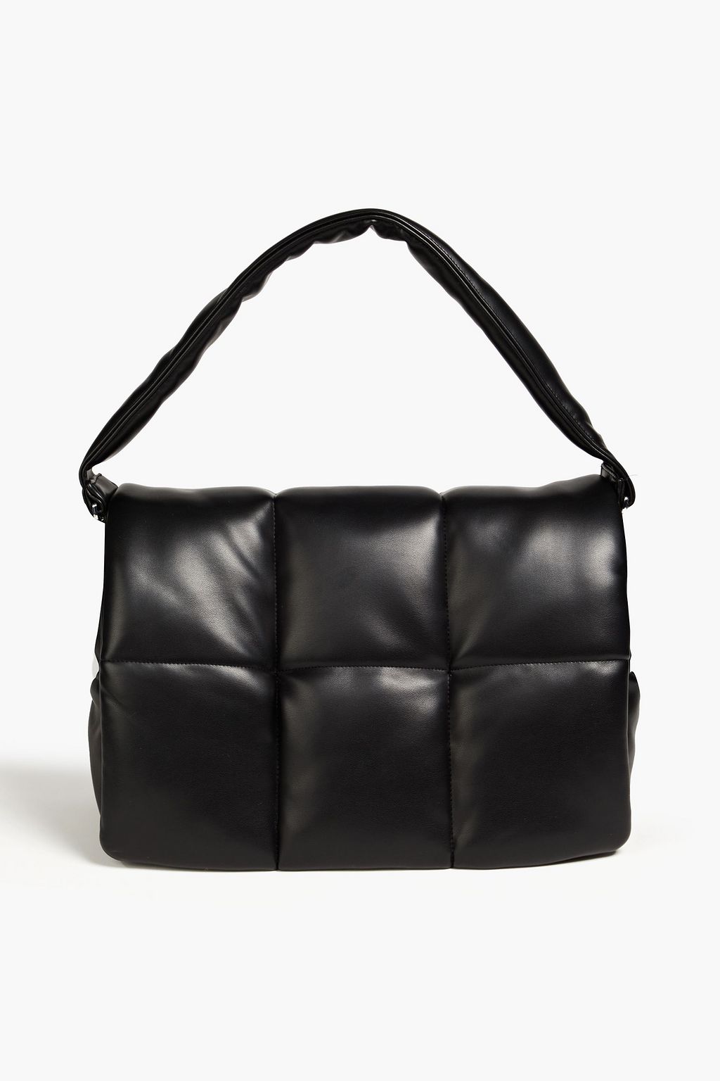 STAND STUDIO Wanda quilted faux leather clutch