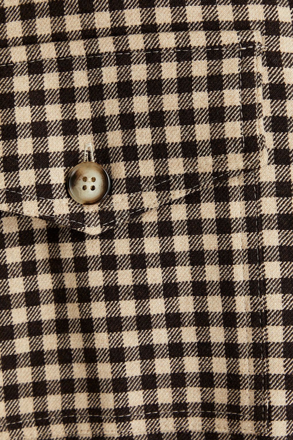 NANUSHKA Gingham flannel shirt