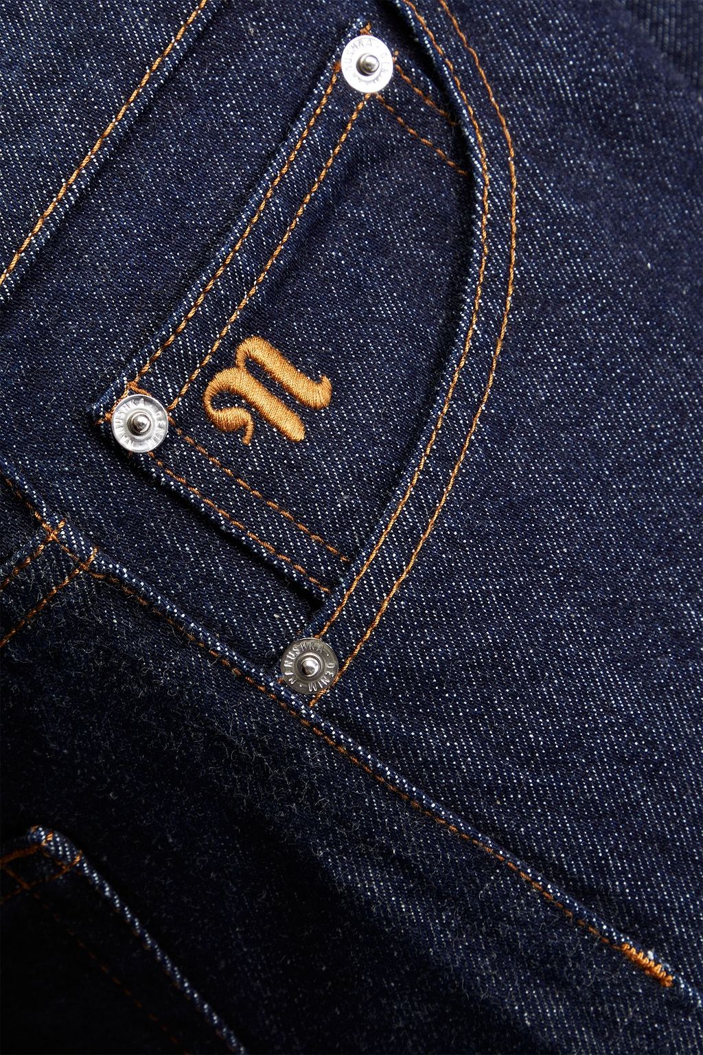 NANUSHKA Jeans aus Denim mit Logostickerei