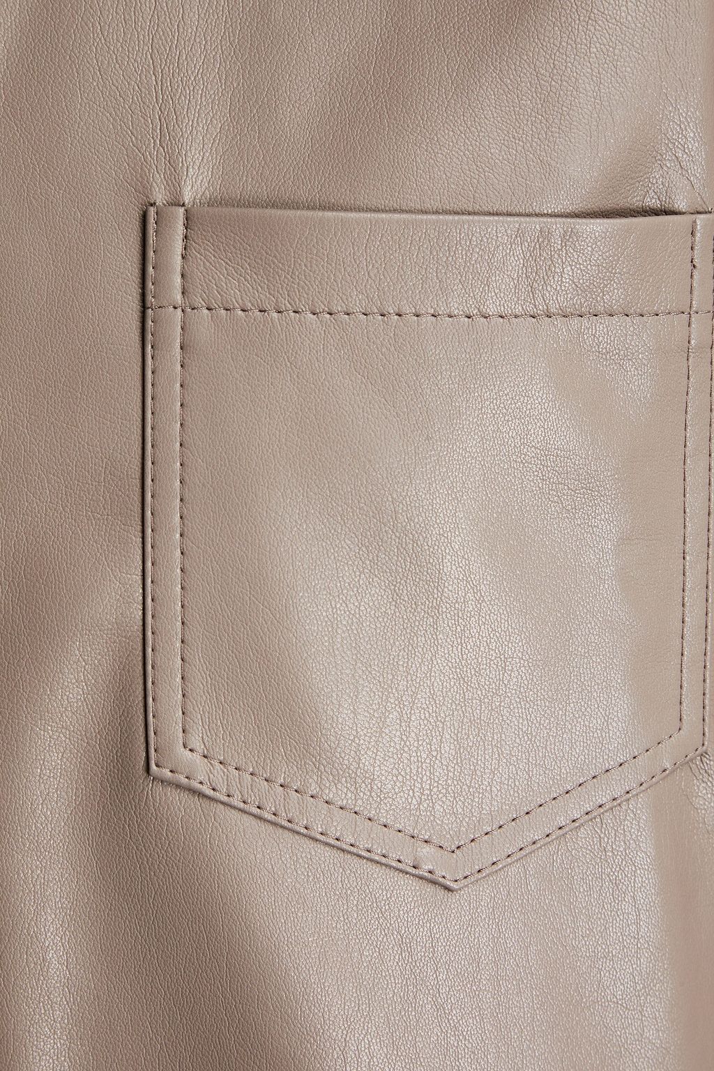 NANUSHKA Vegan leather shirt