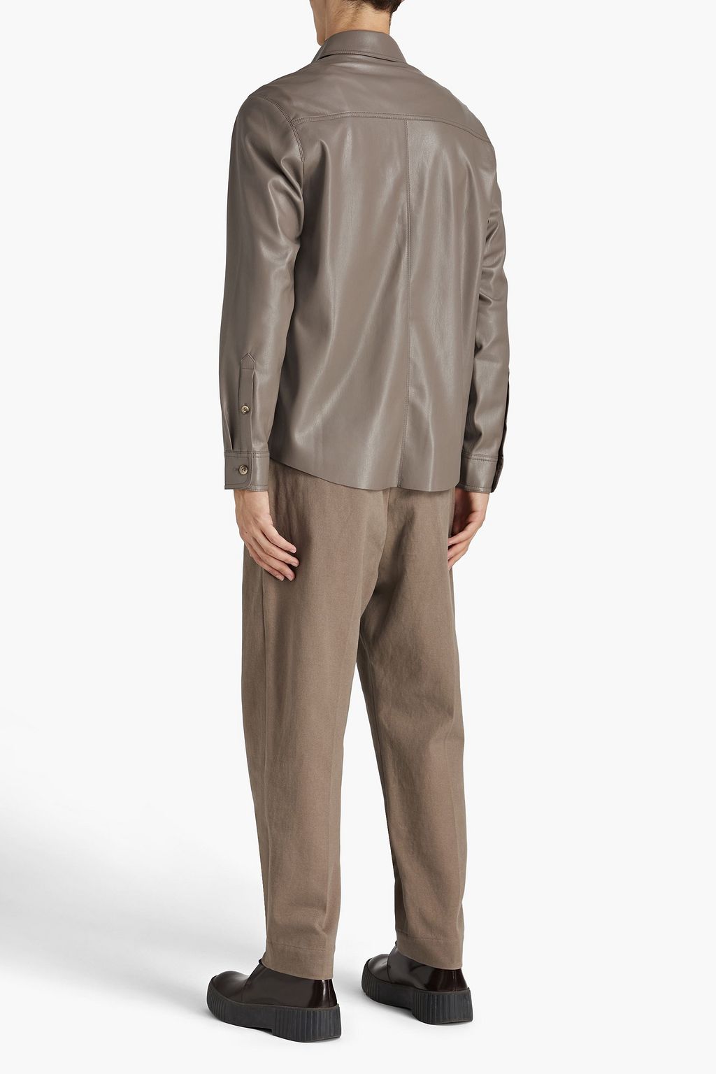 NANUSHKA Vegan leather shirt