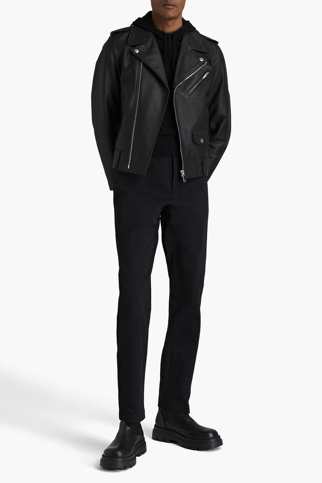 BOTTEGA VENETA Slim-fit cotton-drill pants