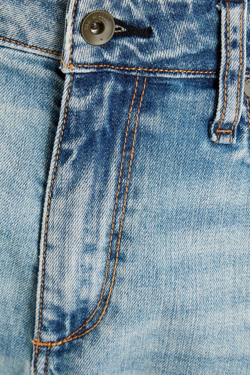 RAG & BONE Slim-fit whiskered denim jeans