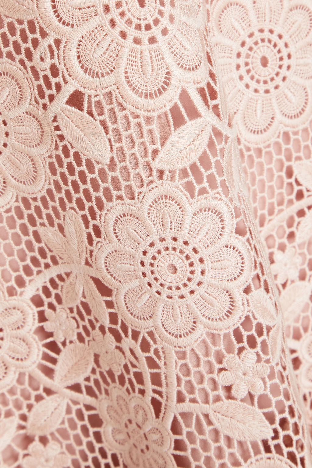 REDVALENTINO Guipure lace mini dress