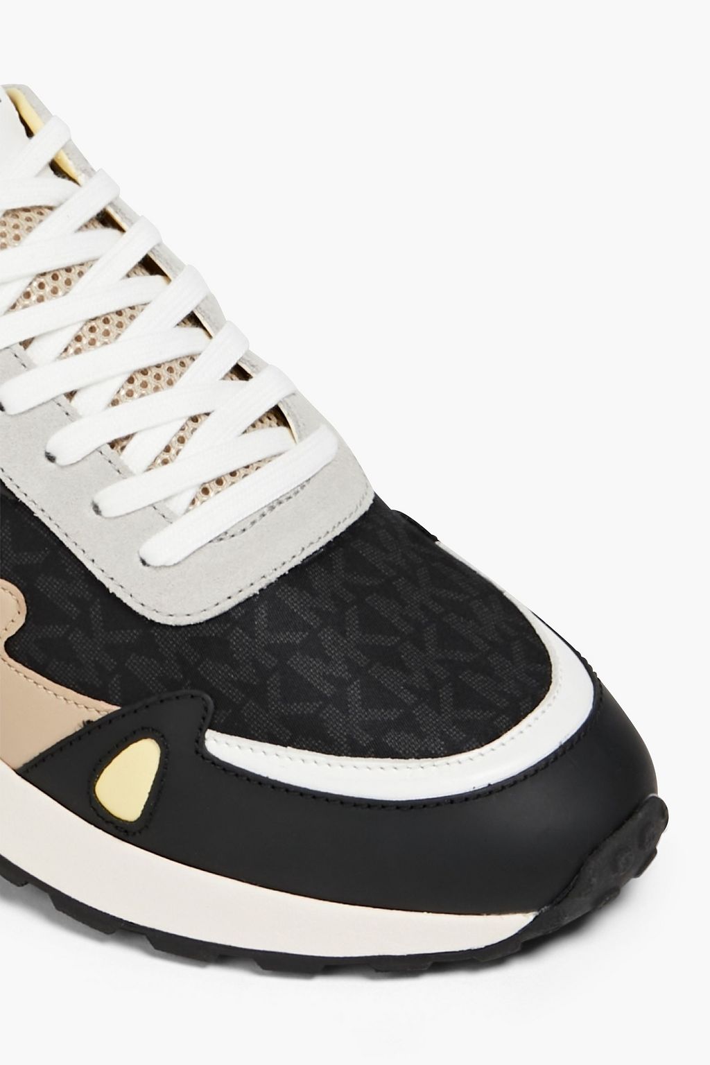 MICHAEL KORS Sneakers aus Veloursleder, Shell und Leder in Colour-Block-Optik