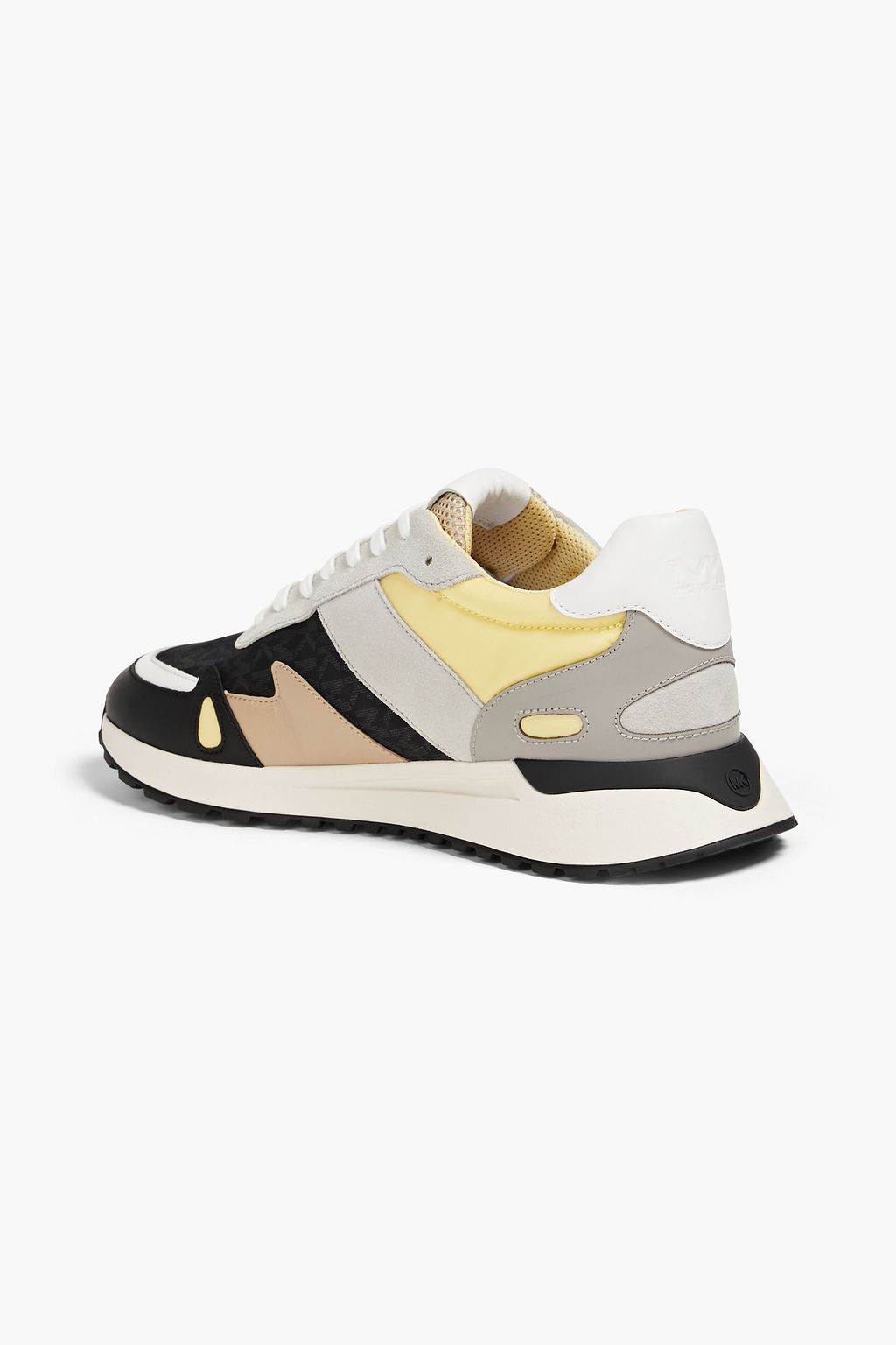MICHAEL KORS Sneakers aus Veloursleder, Shell und Leder in Colour-Block-Optik