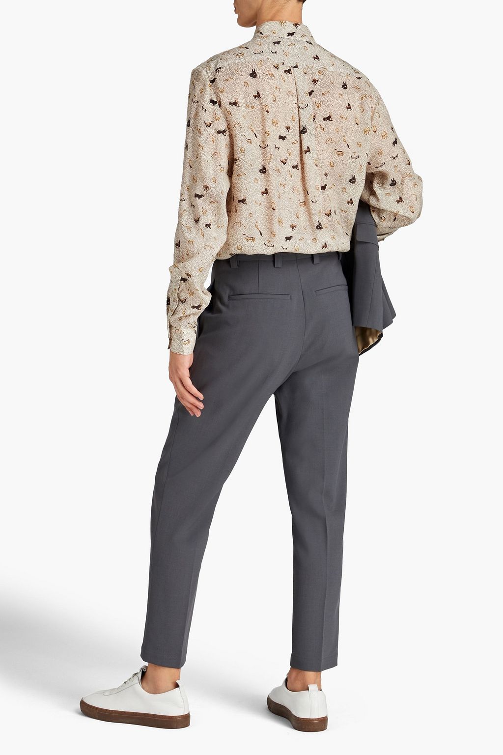 NANUSHKA Woven suit pants