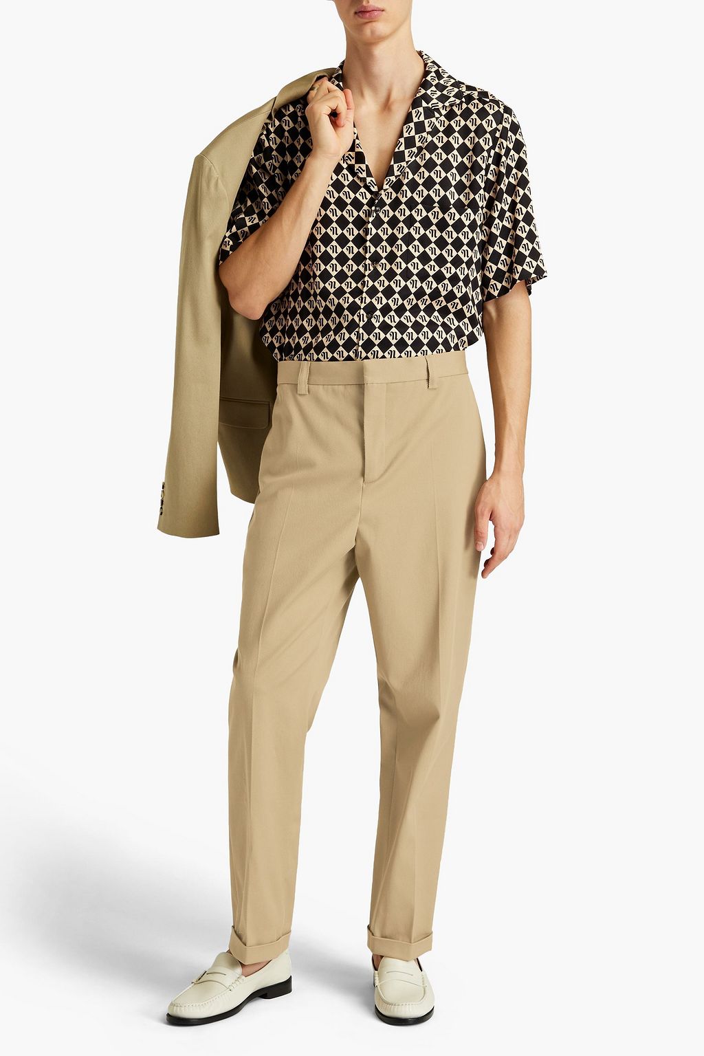 NANUSHKA Cotton-blend twill chinos