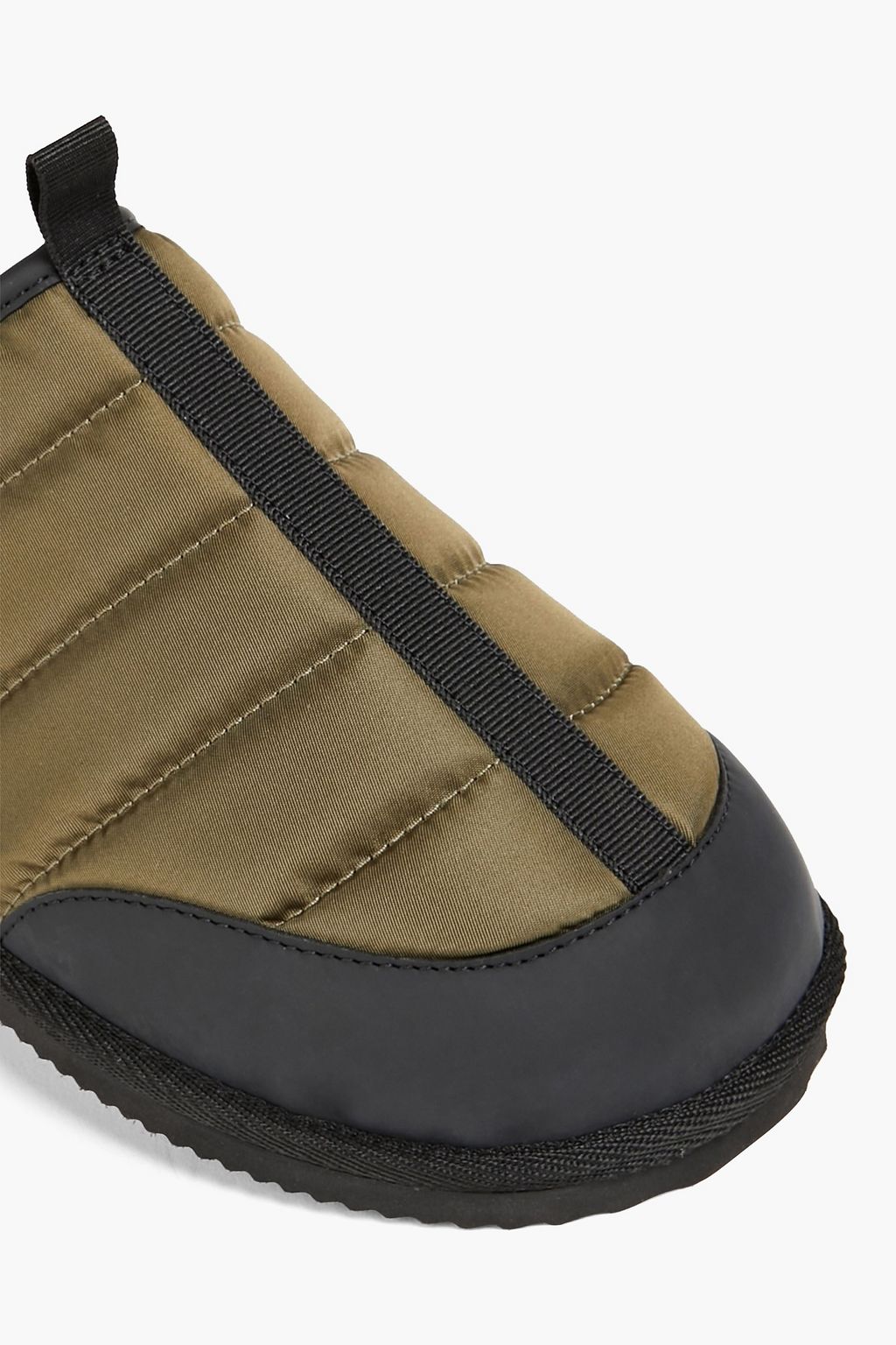 MICHAEL KORS Anders two-tone quilted shell slippers