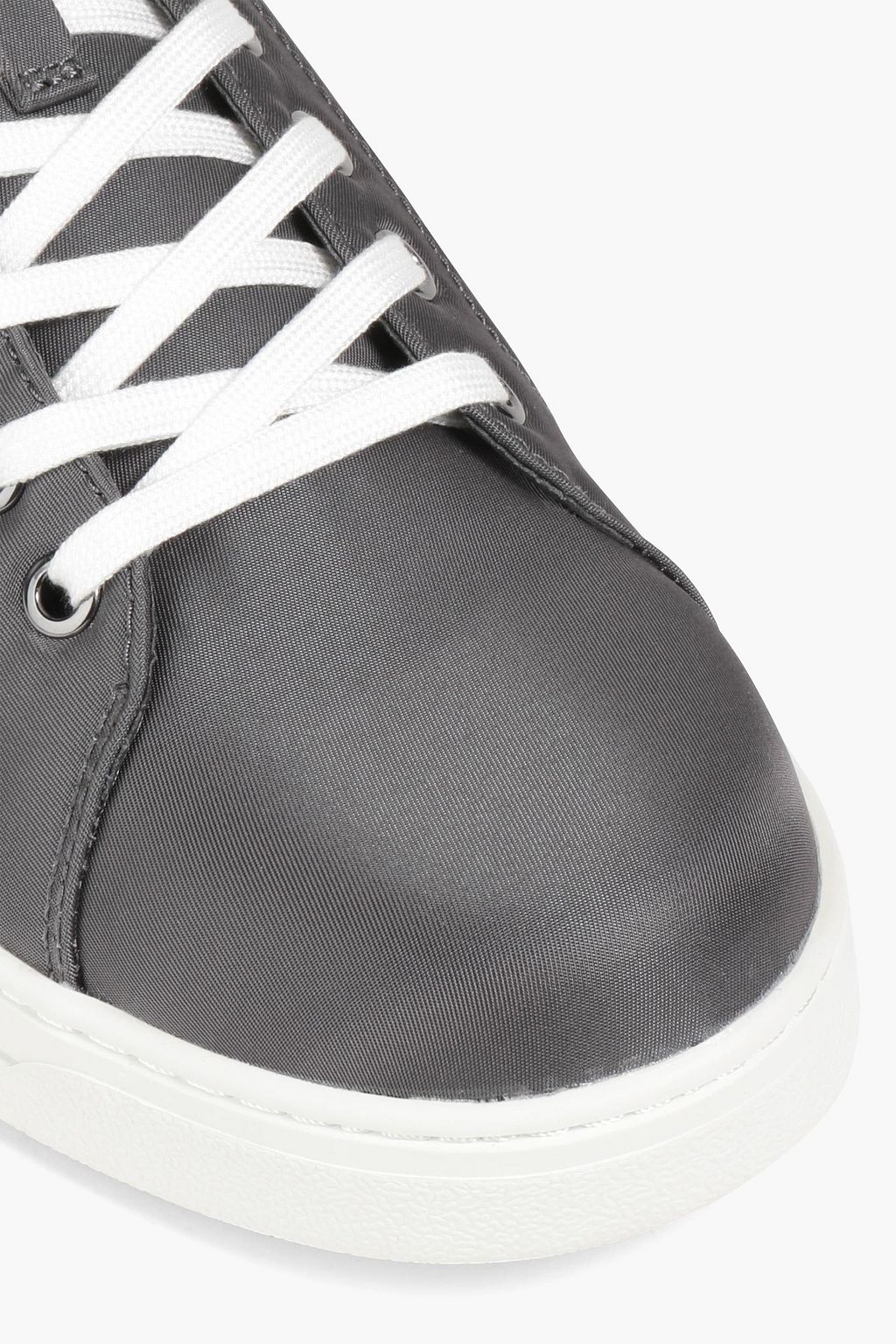 MICHAEL KORS Keating faux leather-trimmed shell sneakers