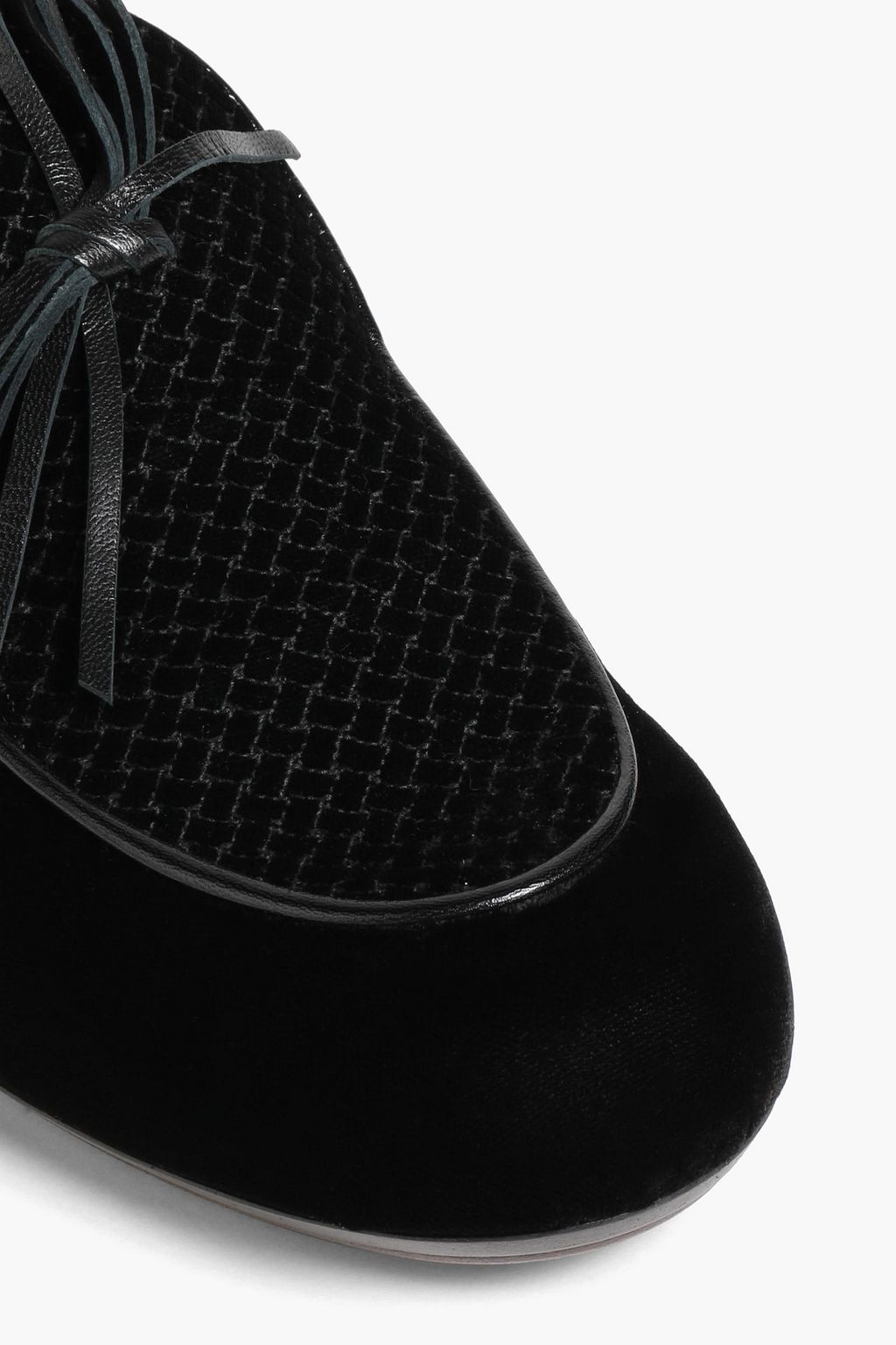 BOTTEGA VENETA Intrecciato velvet loafers