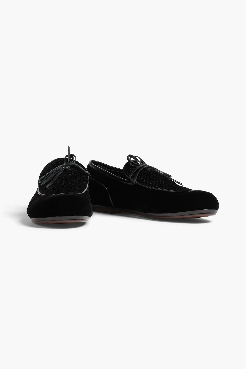BOTTEGA VENETA Intrecciato velvet loafers