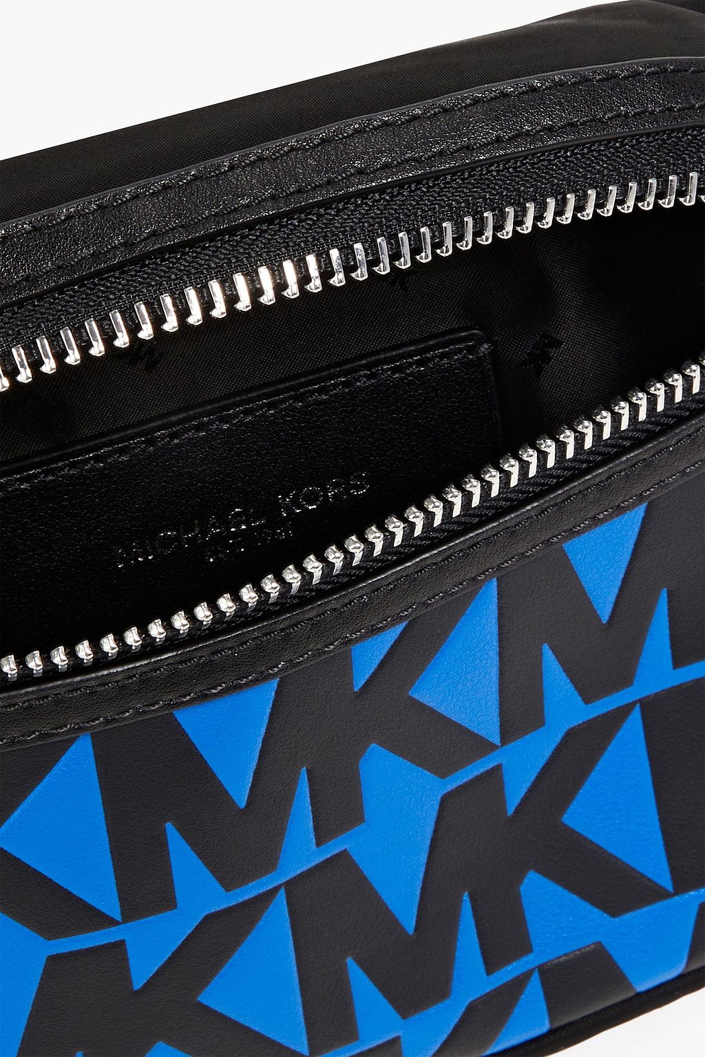 MICHAEL KORS Logo-print shell-paneled faux leather belt bag