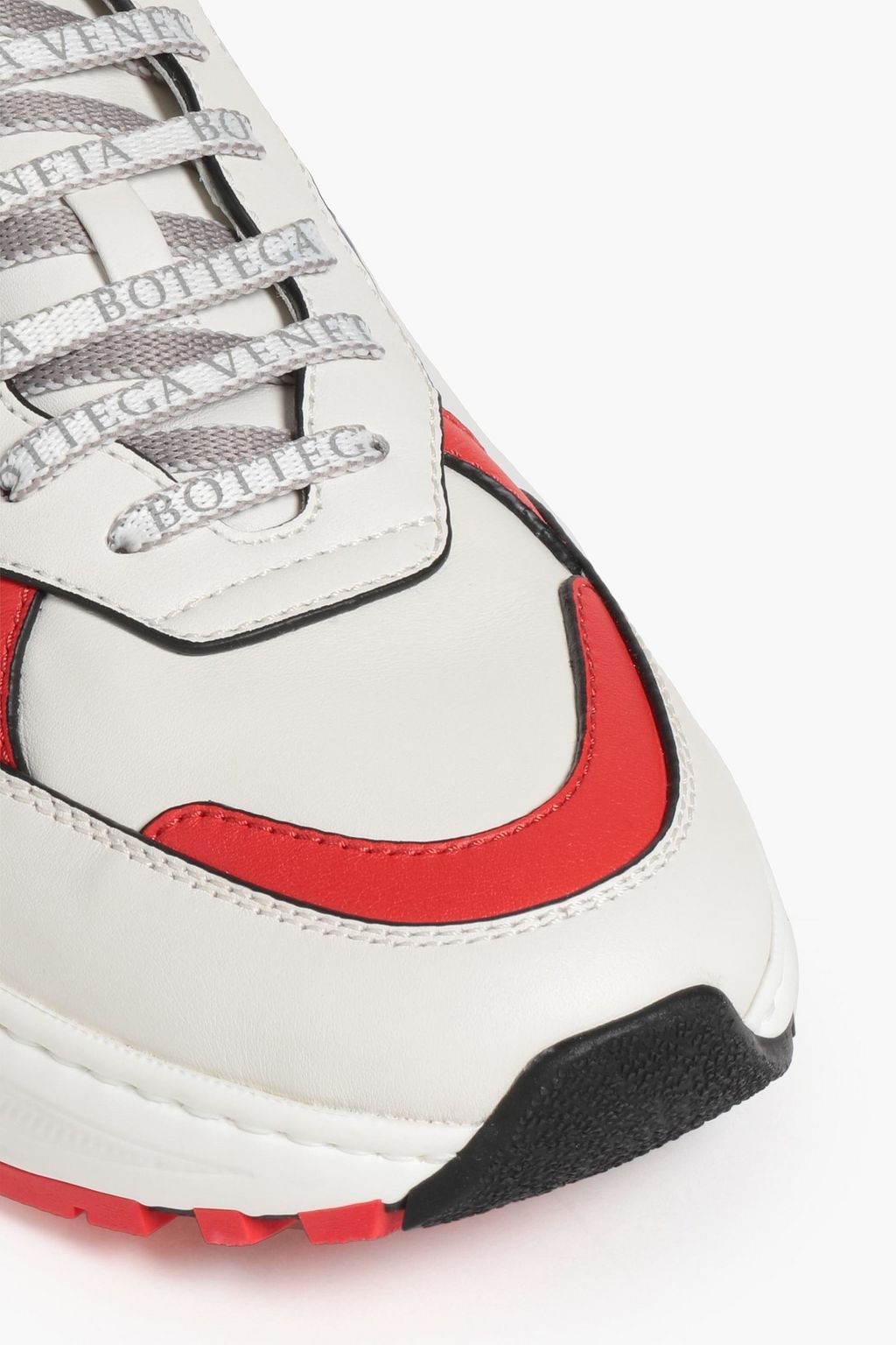 BOTTEGA VENETA Speedster leather and mesh sneakers