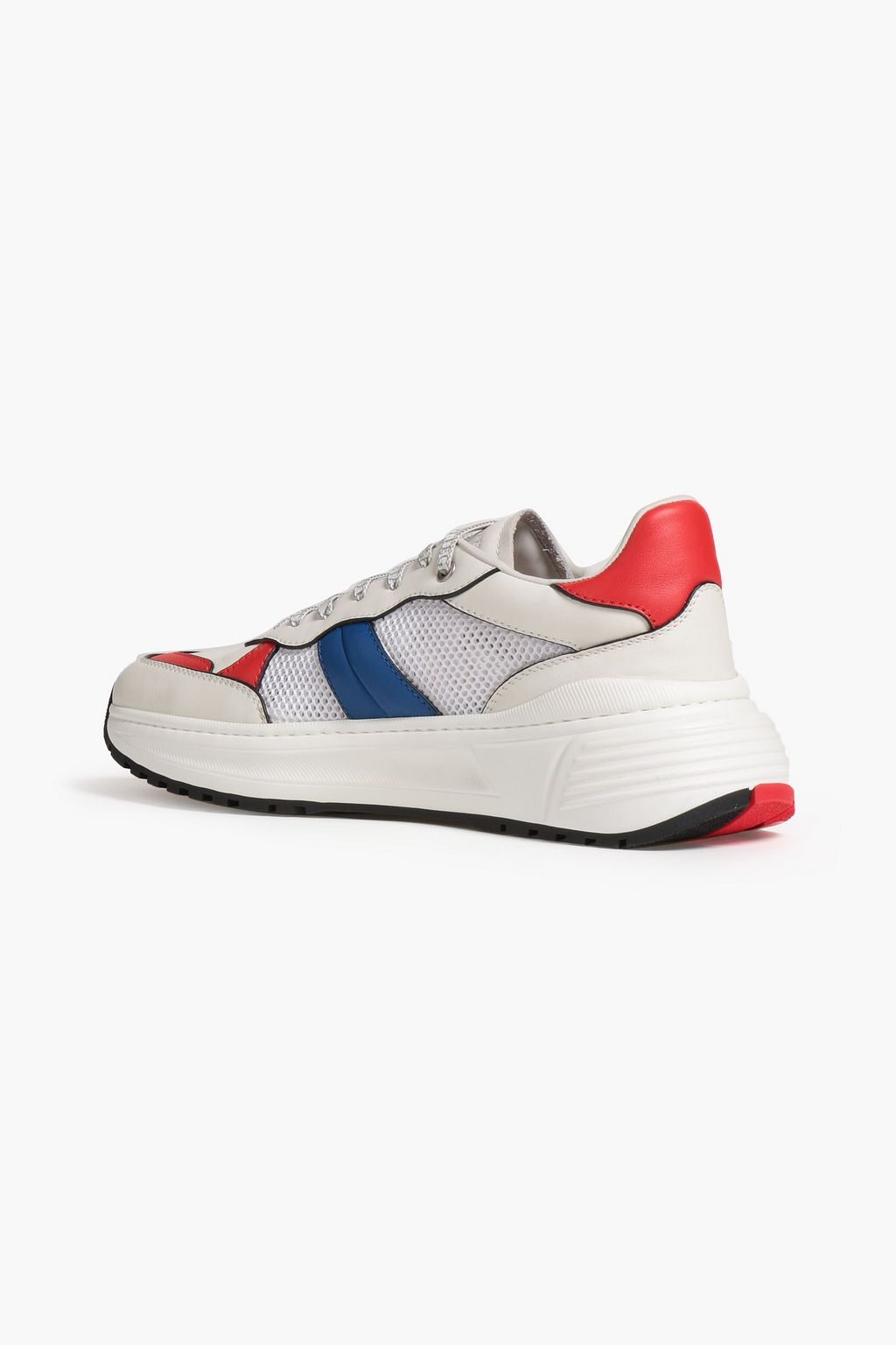 BOTTEGA VENETA Speedster leather and mesh sneakers