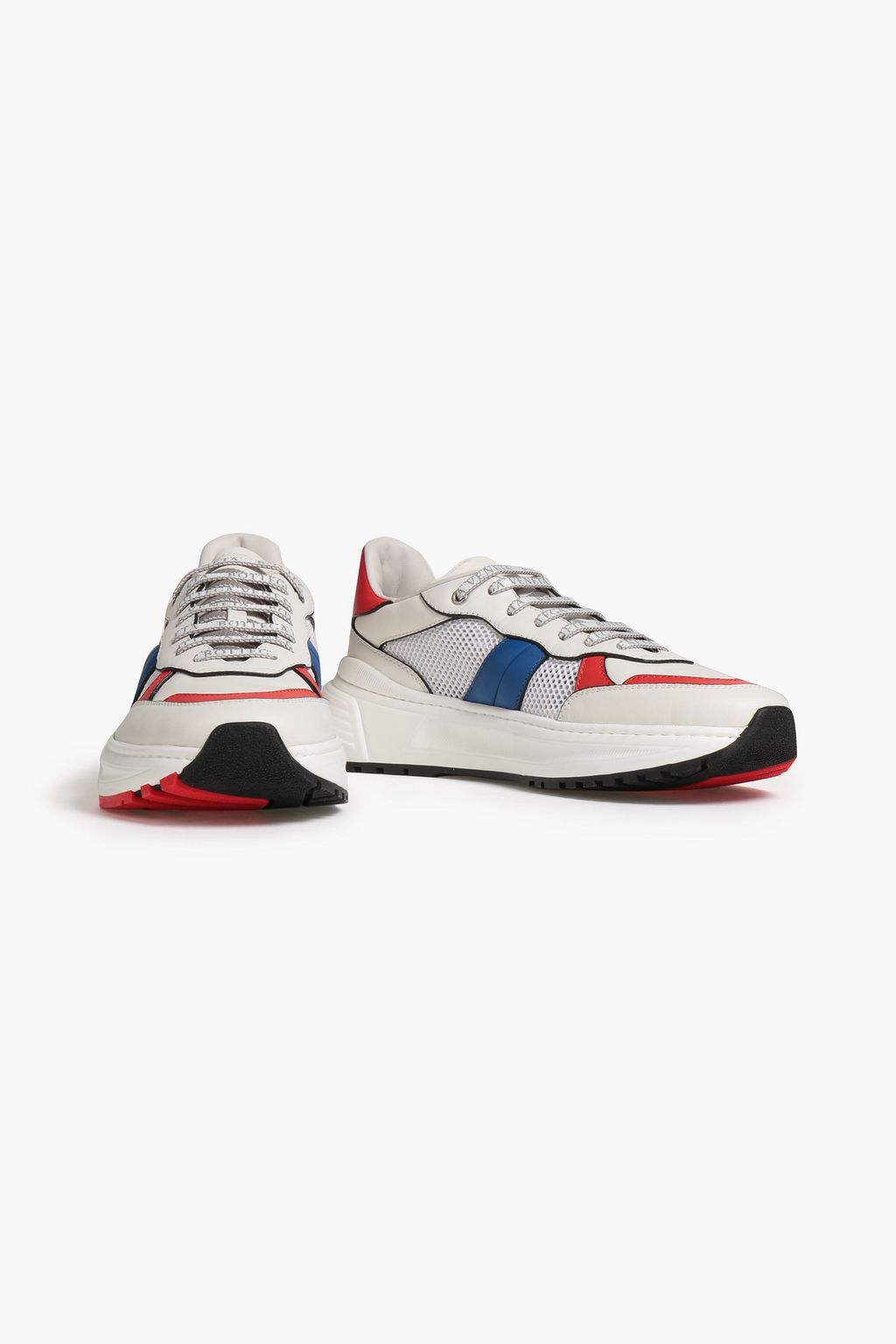 BOTTEGA VENETA Speedster leather and mesh sneakers