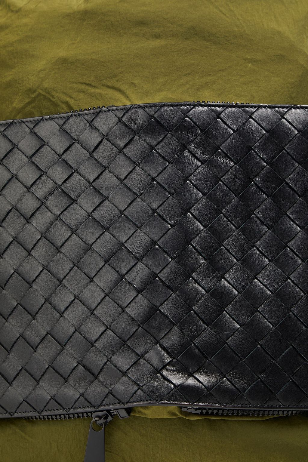 BOTTEGA VENETA Intrecciato leather and shell backpack