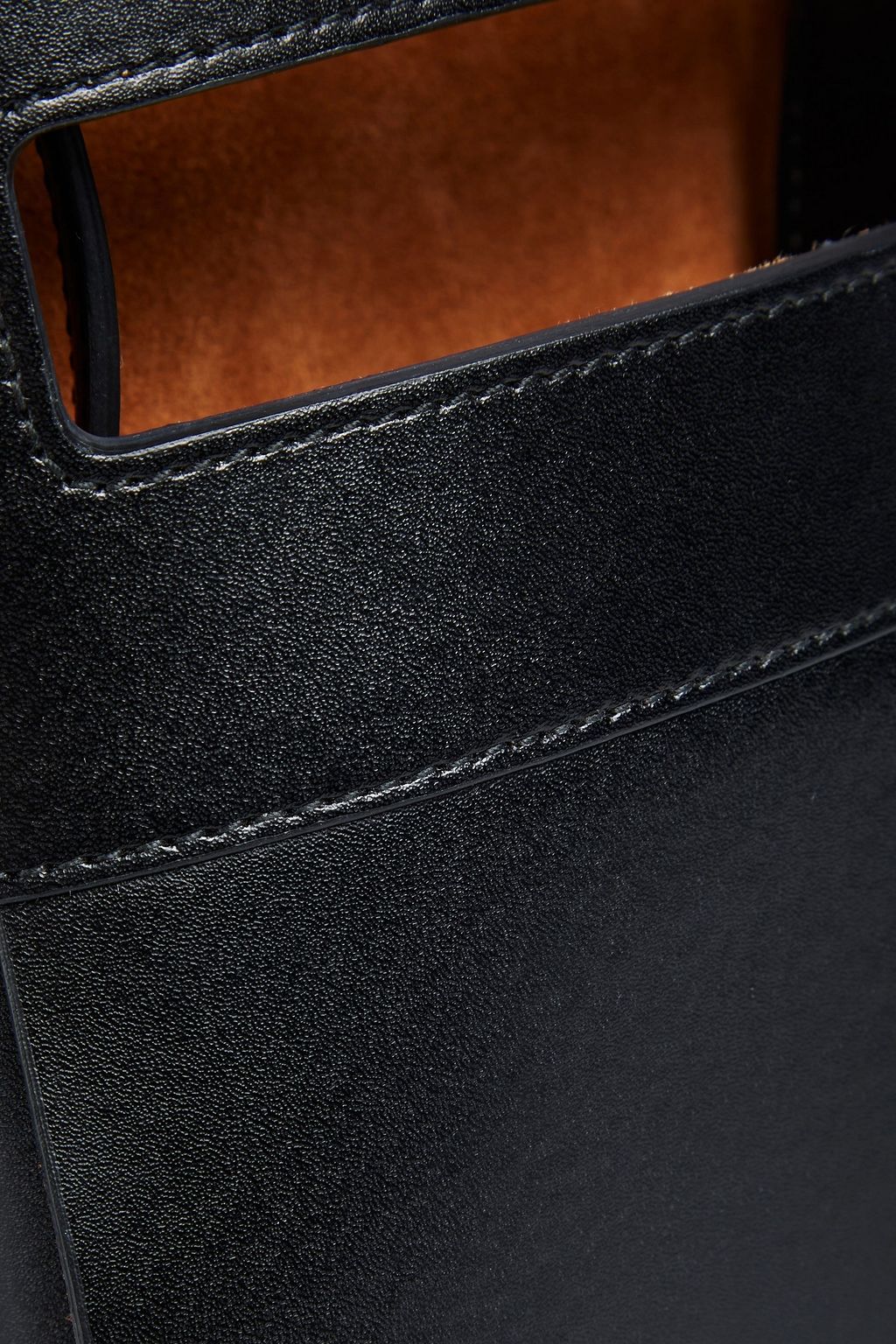 BOTTEGA VENETA Cutout intrecciato leather pouch