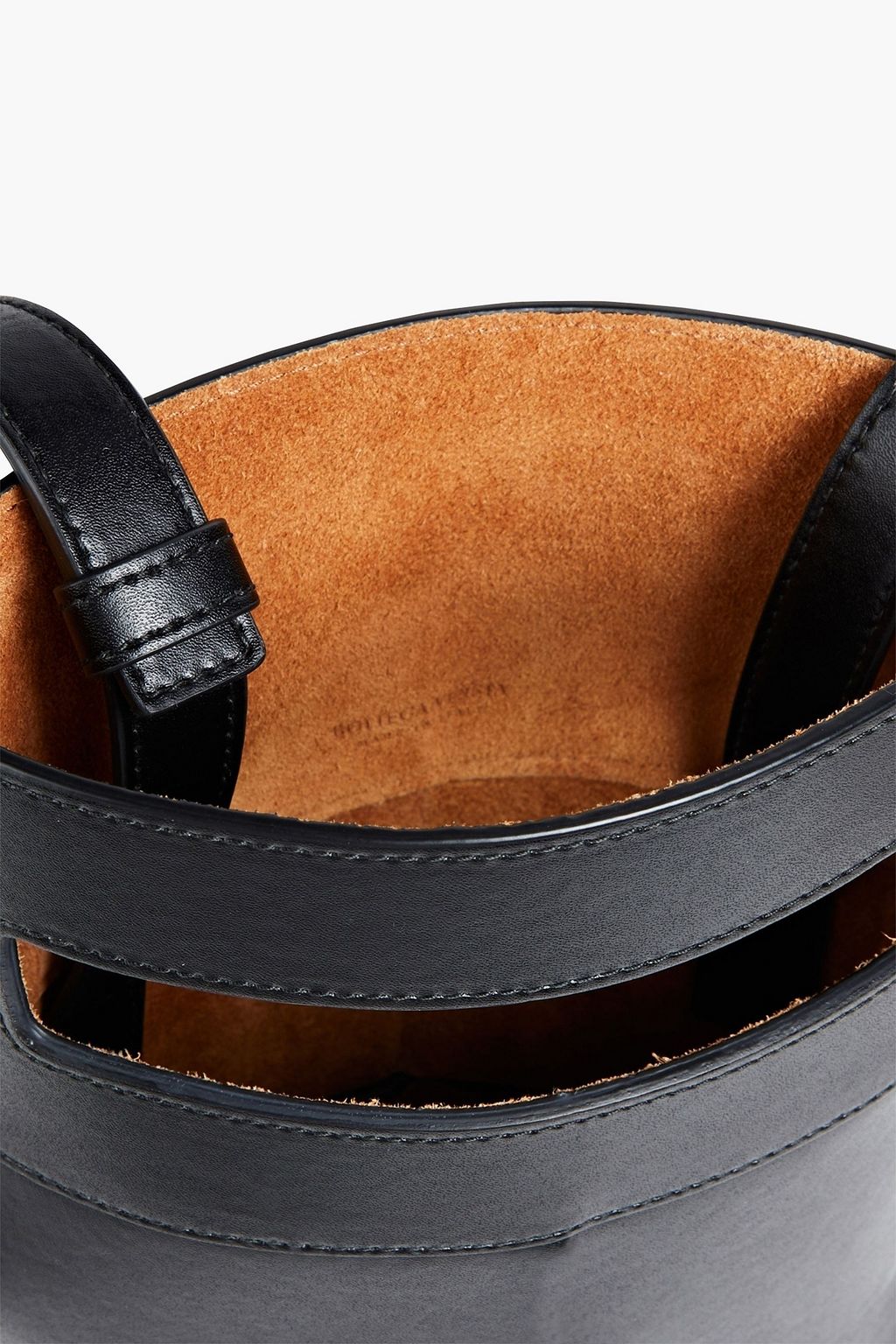 BOTTEGA VENETA Cutout intrecciato leather pouch
