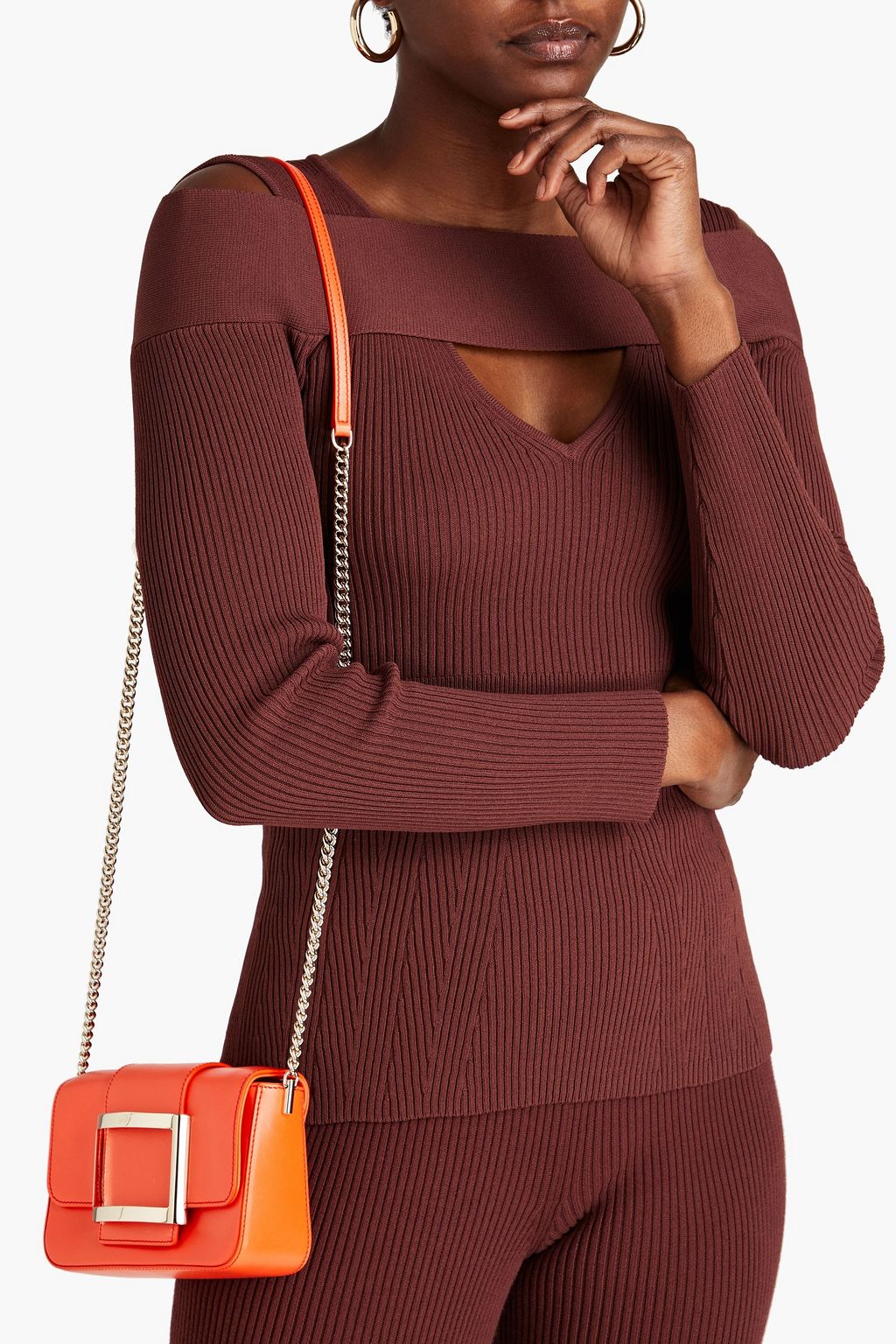 ROGER VIVIER Leather shoulder bag
