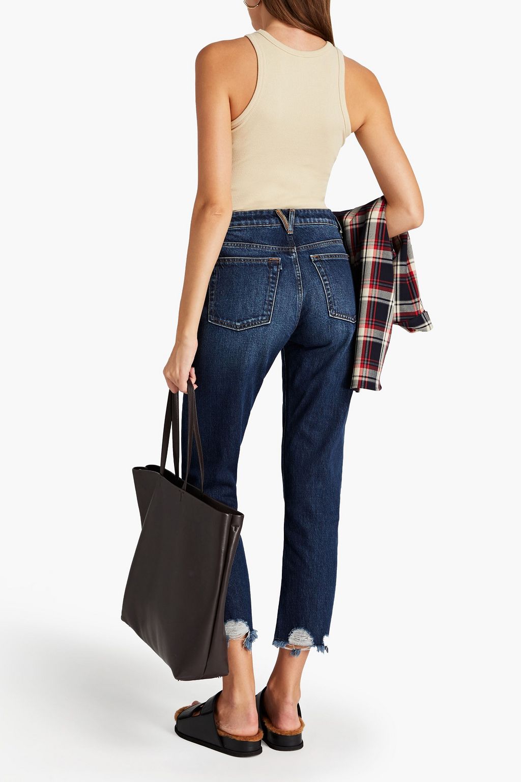 3X1 NYC Distressed boyfriend jeans