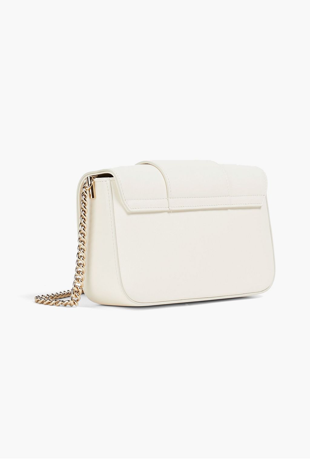 ROGER VIVIER Two-tone smooth and patent-leather shoulder bag