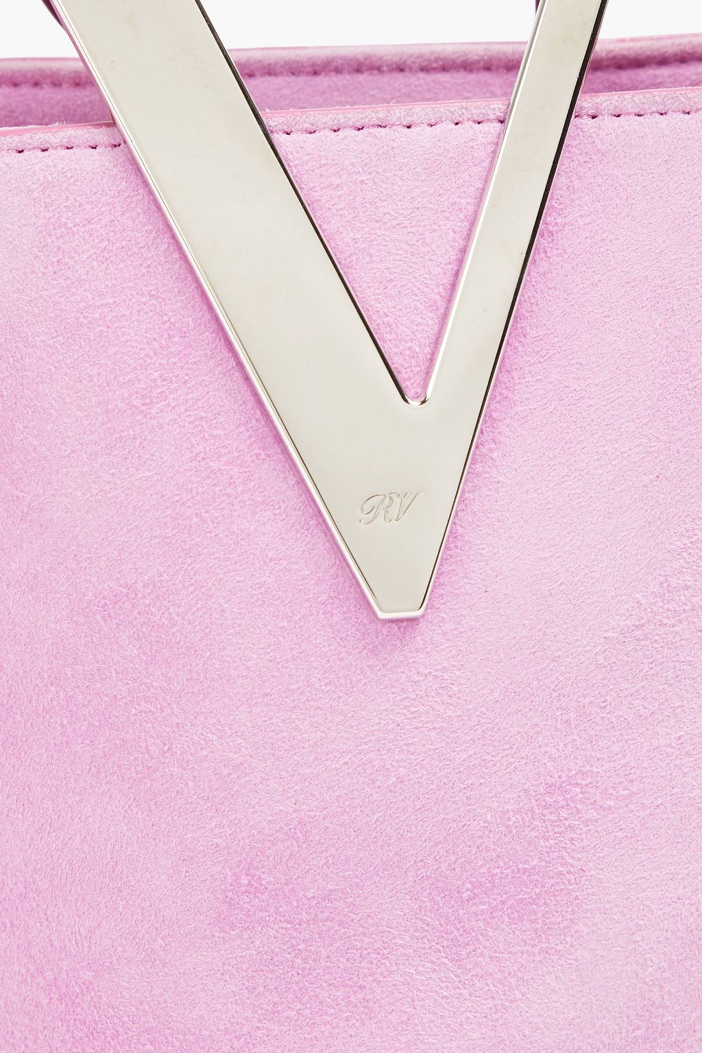 ROGER VIVIER RV suede bucket bag