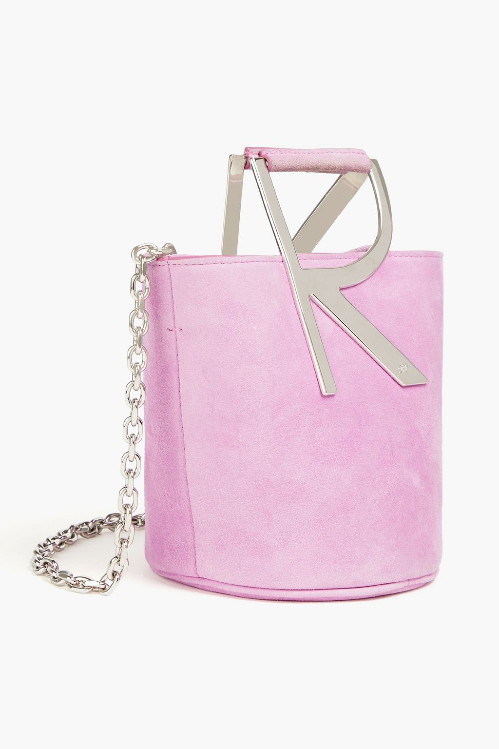 ROGER VIVIER RV suede bucket bag