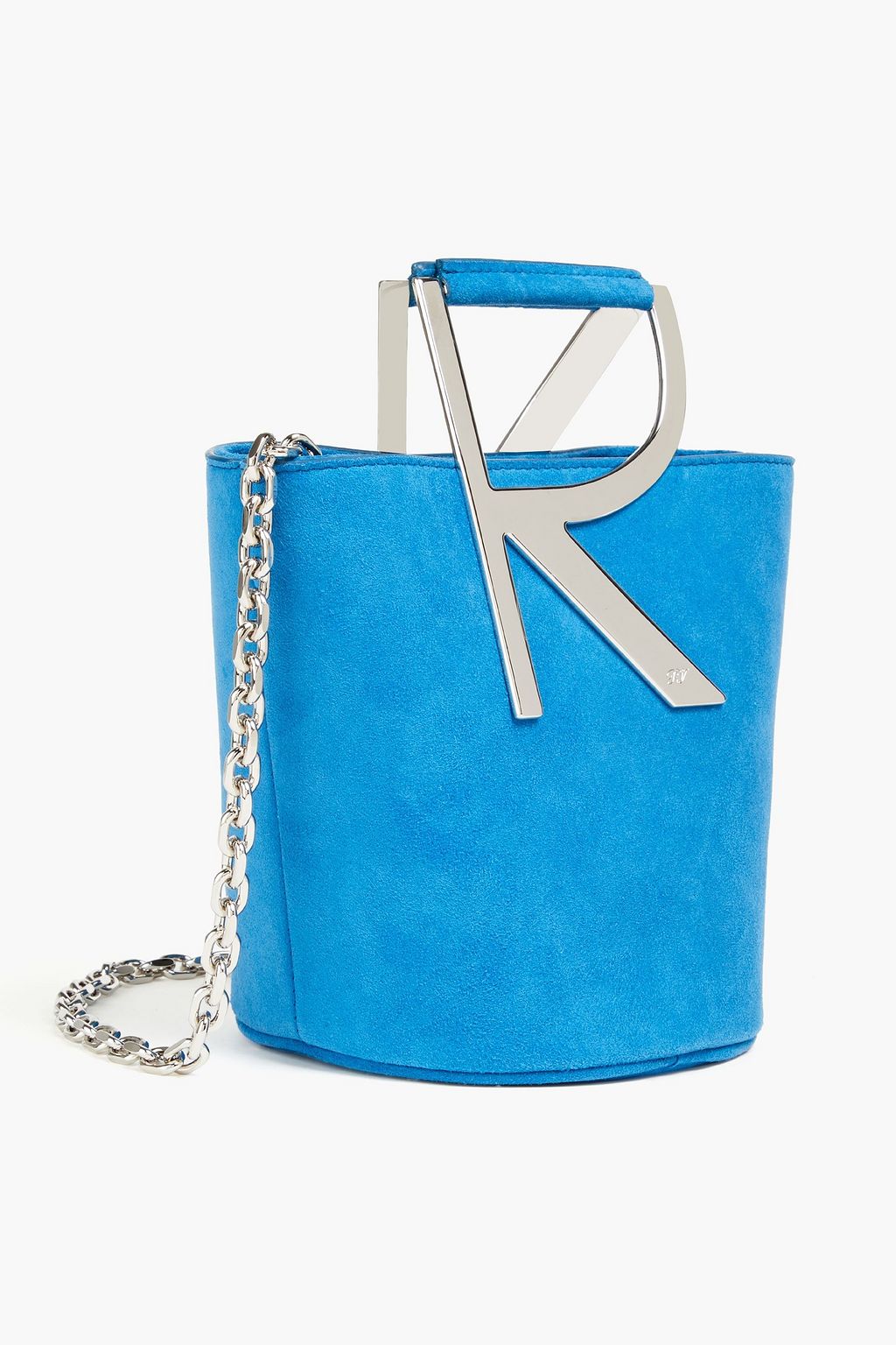 ROGER VIVIER RV suede bucket bag