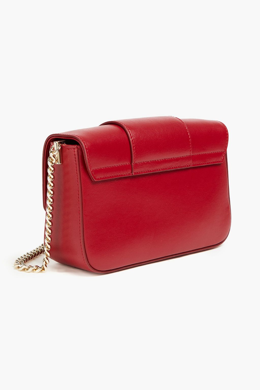 ROGER VIVIER Two-tone smooth and patent-leather shoulder bag