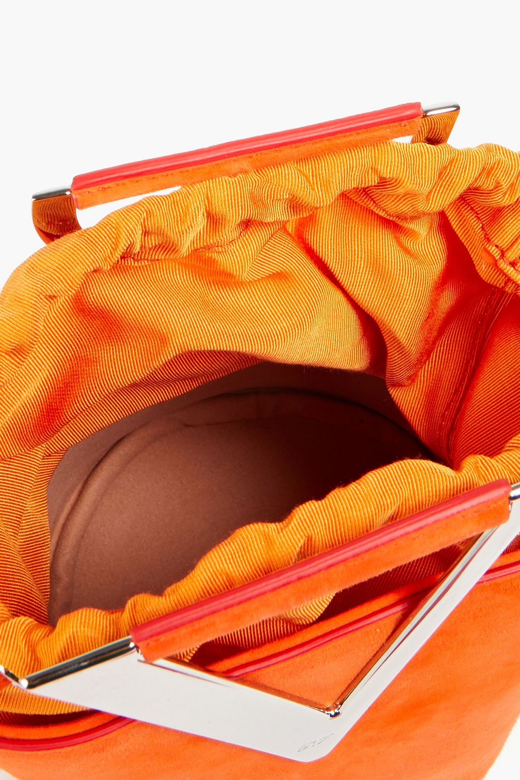ROGER VIVIER RV suede bucket bag
