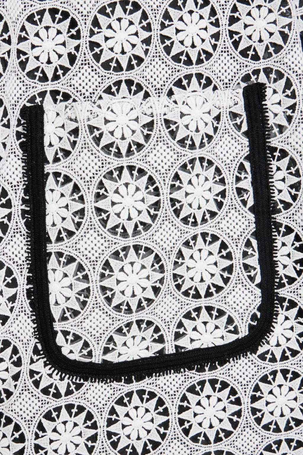 ANDREW GN Cotton guipure lace jacket