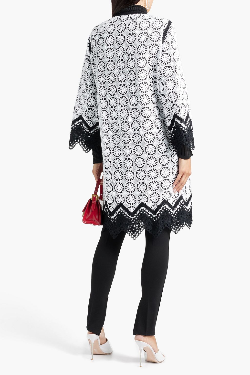 ANDREW GN Cotton guipure lace jacket