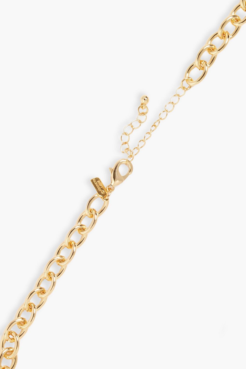 KENNETH JAY LANE Goldfarbene Kette
