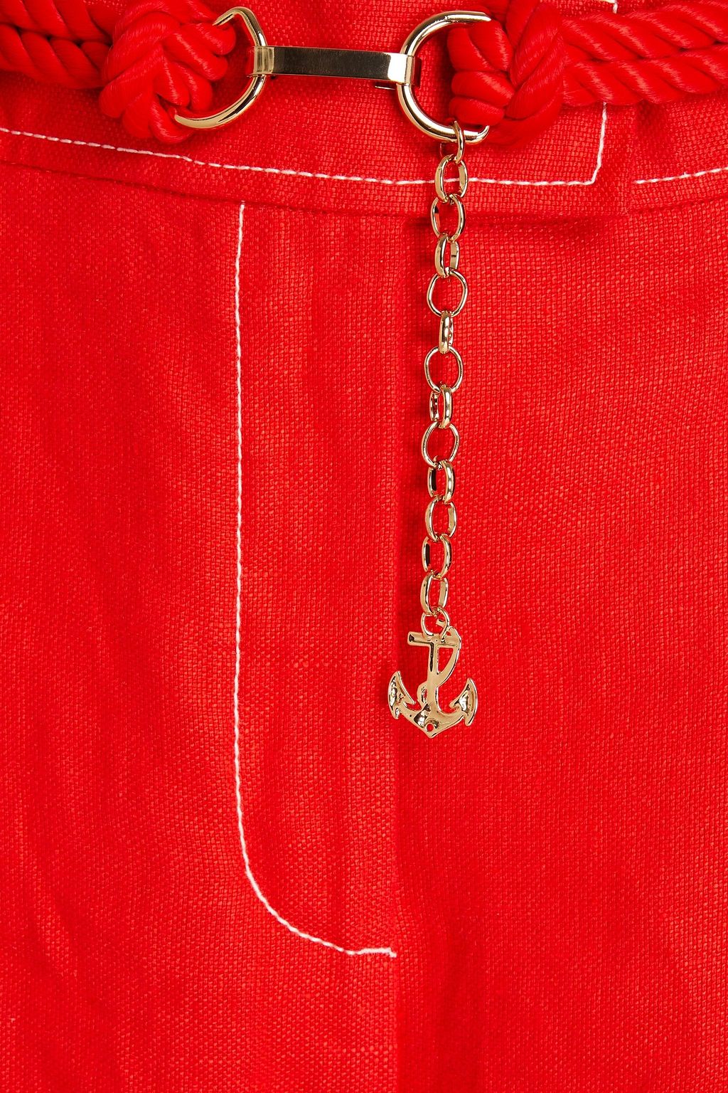 ZIMMERMANN Belted linen wide-leg pants