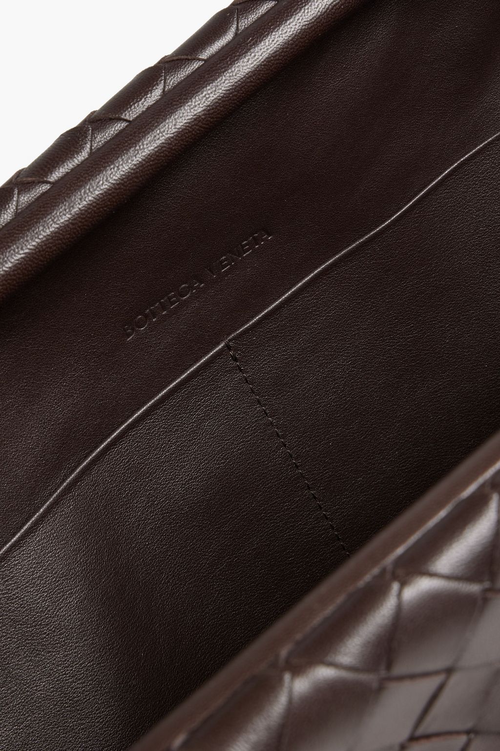 BOTTEGA VENETA Intrecciato leather pouch