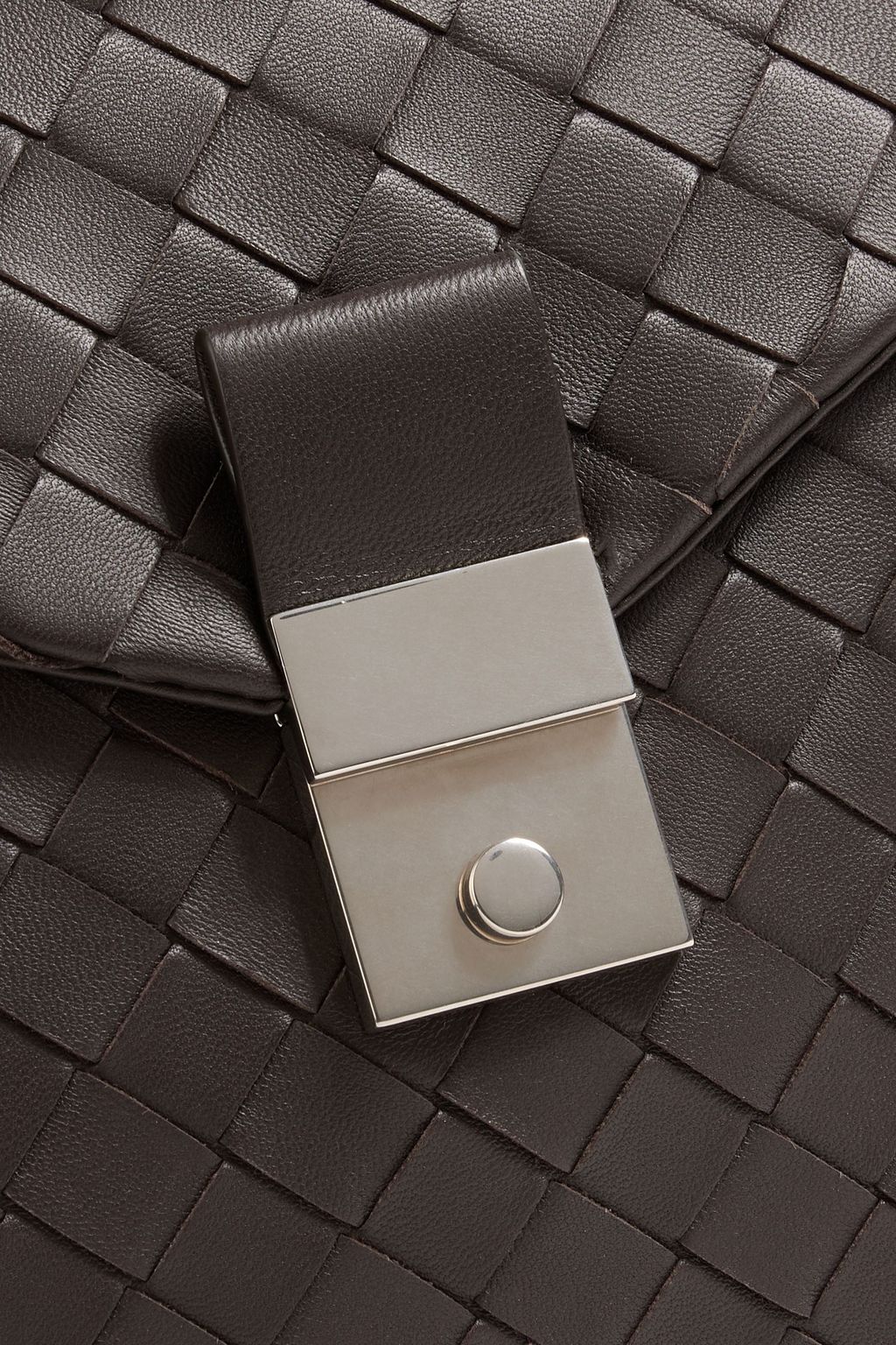 BOTTEGA VENETA Intrecciato leather pouch