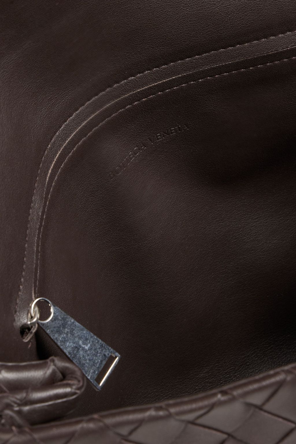 BOTTEGA VENETA Intrecciato leather pouch