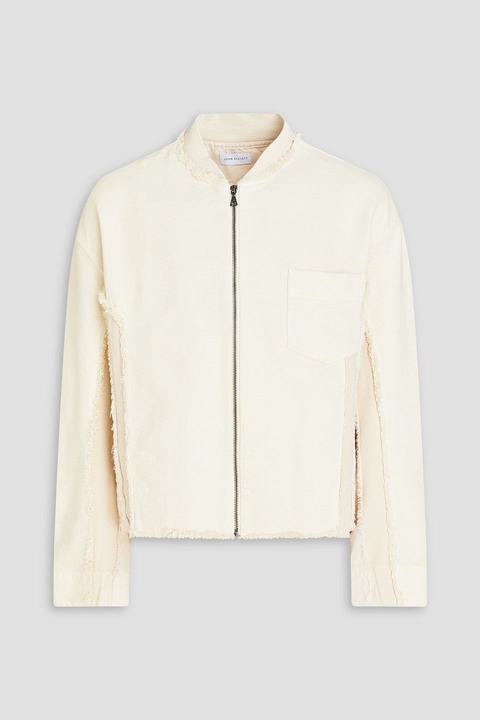 John Elliott - Drill-paneled cotton-canvas jacket - White - 2