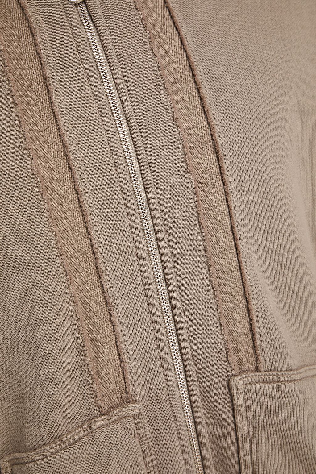 JOHN ELLIOTT French cotton-terry zip-up hoodie