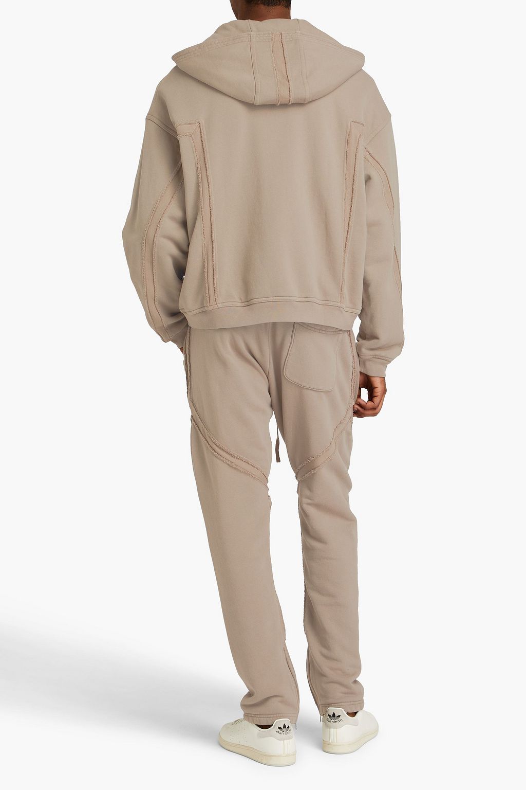 JOHN ELLIOTT French cotton-terry zip-up hoodie