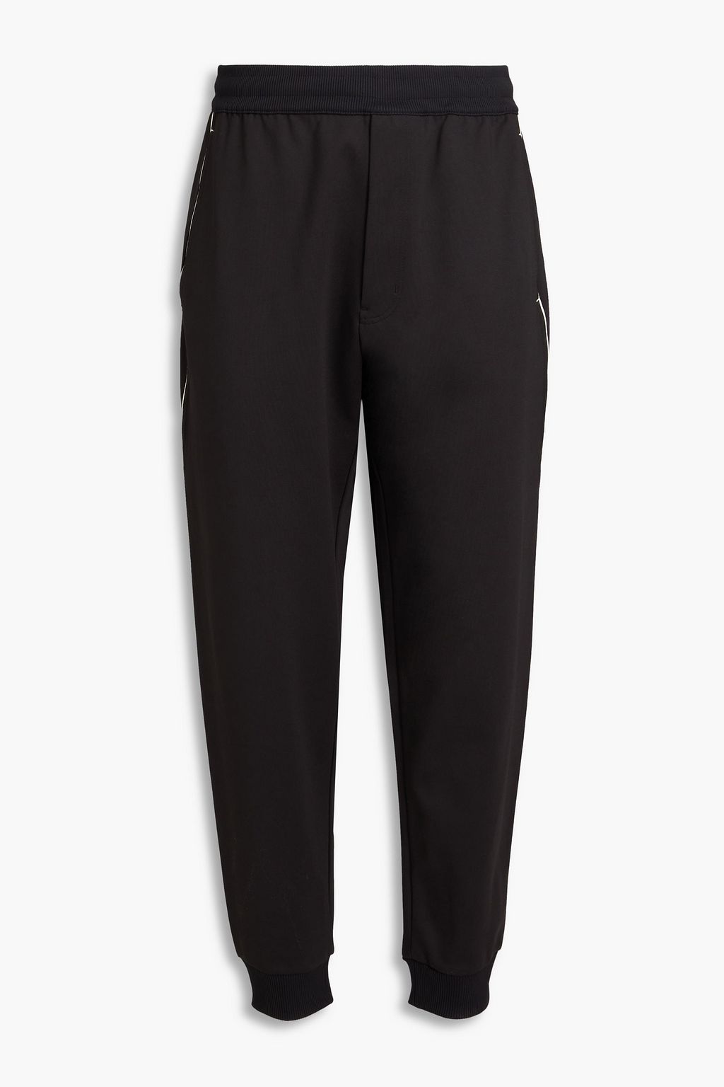 Y 3 Superstar jersey track pants THE OUTNET