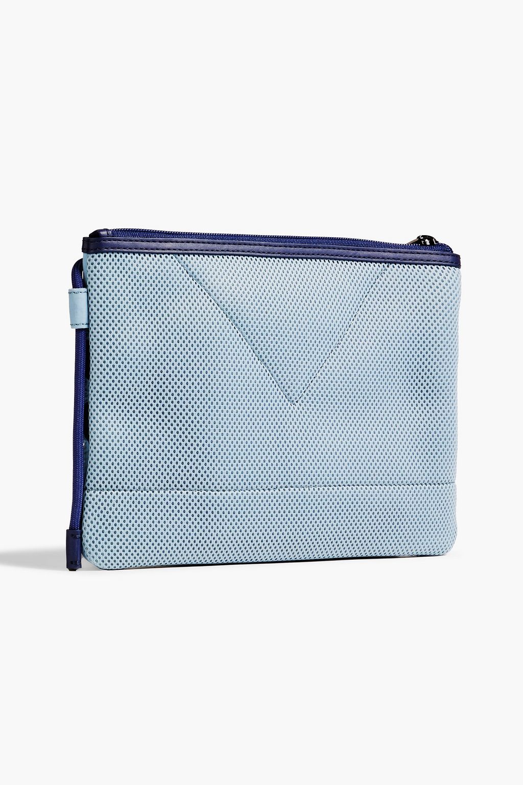 KENZO Mesh-paneled printed shell pouch