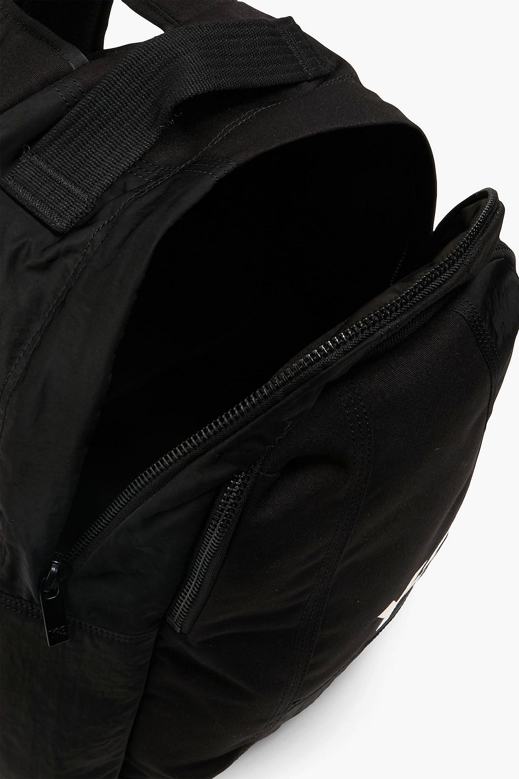 Y-3 Canvas and shell backpack